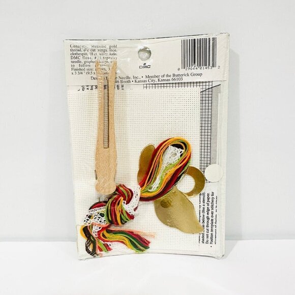 NIP Design for the Needle Counted Cross Stitch Angel Ornament - 1453 Candle - Picture 4 of 6